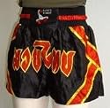 Thaibox Hose schwarz/rot/gelb