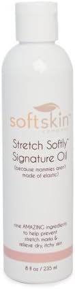 Soft Skin Company - Stretch Softly® Stretch Mark Prevention and Specialty Oils for Dry Skin - All Natural - Made in the USA - Stretch Softly Signature Oil