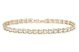 1 Carat Diamond 10K Gold Tennis Bracelet