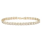 Diamond Bracelet - 10K gold tennis bracelet (1 ct)