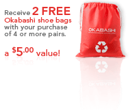 Free Shoe Bags with Purchase