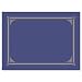 Geographics 47401 - Certificate/Document Cover, 12-1/2 x 9-3/4, Metallic Blue, 6/Pack-GEO47401