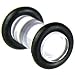 4 Gauge Clear Acrylic Plug