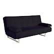 Denver Convertible Sofa - Black