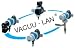 VACUU-LAN Local Area Vacuum Network, Units with 4 Vacuum Ports , VACUUBRAND - Model VB-2613209-2
