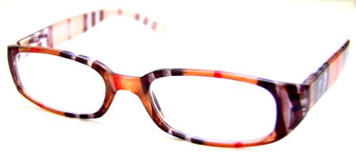 Best Price Plaids and Patterns Reading Glasses - All You See in Current Fashion, 2.25, Brown