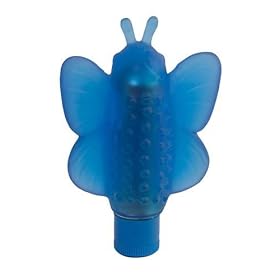 Doc Johnson Love Bug Tickler Butterfly Vibrator, BlueDoc Johnson Love Bug Tickler Butterfly Vibrator