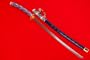 42" Blue Japanese Shogun Tachi Ceremonial Samurai Kanata Steel Sword
