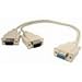 Cables Unlimited PCM-2150 DB9 1F and 2M Cable Splitter