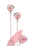 iLuv iEP311PNK In-Ear Stereo Earphones with Volume Control (Pink)