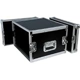 Musicians Gear Rack Flight Case, 6 Space Black - B0018TDFKO