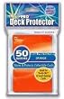 50 ULTRA PRO ORANGE YUGIOH SIZE CARD SLEEVES DECK PROTECTORS