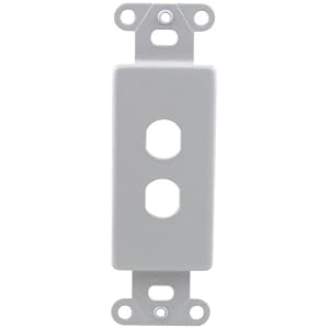 OEM Systems IWM-2P-G Decorator Style 2 Connector Plate (Gray)
