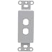 OEM Systems IWM-2P-G Decorator Style 2 Connector Plate (Gray)