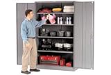 Paramount Storage Cabinet Assembled 48x24x78 Gray