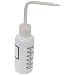 Vestil BTL-WN-4-LBL Narrow-Mouth Low Density Polyethylene (LDPE) Round Graduated Dispensing Wash Bottle with Label and Natural Cap, 4 oz Capacity, Translucent