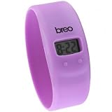 Breo B-TI-SK2L Unisex Skin Watch Digital Dial Purple Large Band Watch