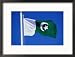 National Flag, Pakistan Education Framed Photographic Poster Print by Chris Mellor, 21x17