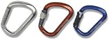 KONG X-Large Aluminum Screw Gate Carabiner Polished