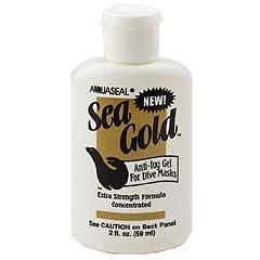 AquaSeal McNett Sea Gold Mask Anti-Fog Gel Seagold Scuba Dive Diving Diver Snorkel Snorkeling Clean Cleaner Product