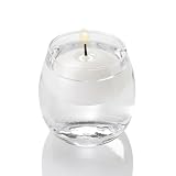 Set of 36 Floating Candles 2 and 36 Petite Hurricane Holders