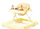 Baby Rocker/Walker with Activity Tray in Yellow