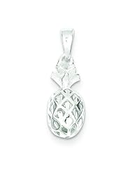 Sterling Silver Pineapple Charm & 18" Chain