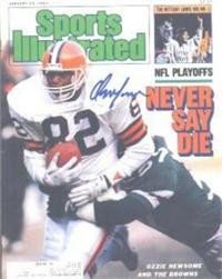 Ozzie Newsome Autographed/Hand Signed Sports Illustrated Magazine (Cleveland Browns)
