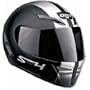 AGV HELMET S4 BLK/SIL/RED L -