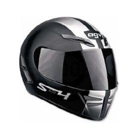 AGV HELMET S4 BLK/SIL/RED L -