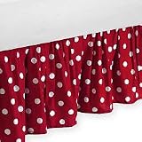PolkaDot Ladybug Bed Skirt for Crib and Toddler Bedding Sets by JoJo Designs