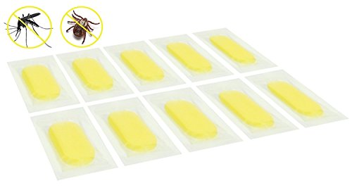 Natural Mosquito Repellent Wristband Refills, Mosquito Repellent Bracelet Refills - 10 Pack - [Eco-friendly] Best Mosquito Repellent, Tick Repellent, Travel Insect Repellent