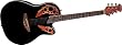 Applause AE148-5 Super Shallow Deluxe Acoustic-Electric Guitar, Black