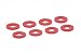 Daystar KU71074 Red D-Ring Washers for Use with D-Ring Isolators