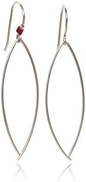Argentium Silver Leaf Earrings, thorne jewelry