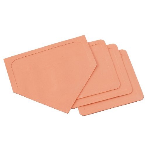 Champion Sports Indoor / Outdoor Orange Baseball Base Set