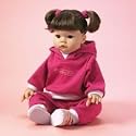 Reagan with Brown Hair and Brown Eyes