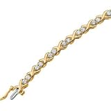 14K Yellow Gold Diamond Bracelet