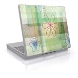 Laptop Skin (Can be trimmed to fit most laptops.) (15 x 12) - Plaid Flower