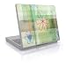 Laptop Skin (Can be trimmed to fit most laptops.) (15 x 12) - Plaid Flower