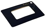 Crystal Optical Magnifying Reading Lens by Pocket Peepers (Black)