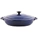 French Home Blue 2.5 Quart Fait Tout Braiser Casserole