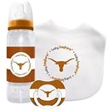 Texas Longhorns Baby Gift Set - Bottle Pacifier and Bib