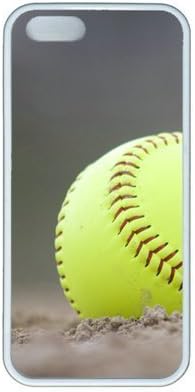 You Love The Softball Most DIY Rubber White iphone 5/5s Case Perfect By Custom Service