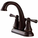 DELTA/PEERLESS FAUCET CO. 25901-RB LEWISTON TWO HANDLE LAVATORY FAUCET - BRONZE FINISH