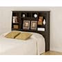Prepac Tall Double/Queen Storage Headboard, Espresso