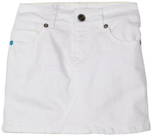 Hurley Girls 7-16 Denim Skirt, White Denim, 12