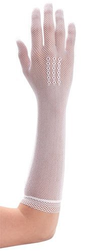 White Mesh Adult Gloves
