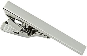 Et Lovely Mens Silver Tone Tie Bar Tie Clips Personalized Christmas Gifts