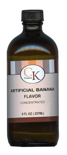CK Products Concentrated Banana Oil Based Flavor, 8 ounce bottle